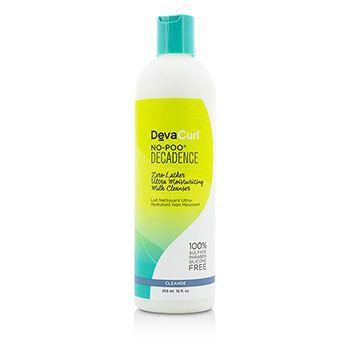 DevaCurl 207150 12 oz No-Poo Decadence, Zero Lather Ultra Moisturizing Milk Cleanser - for Super Curly Hair