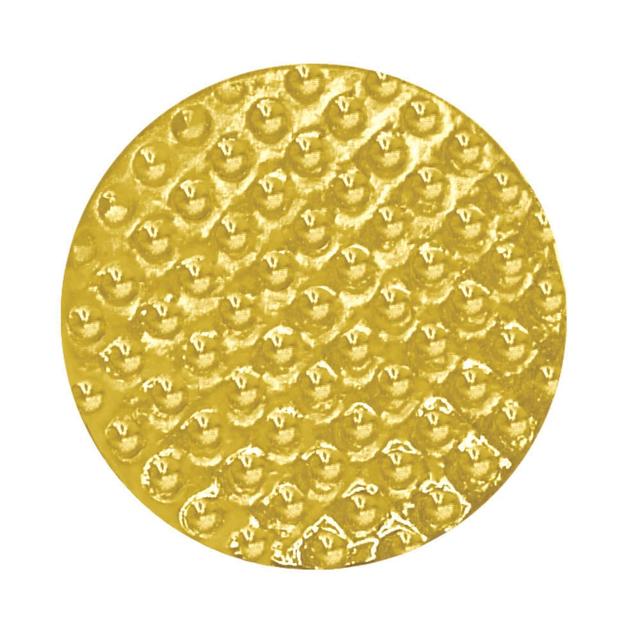 0.64 in. Chenille Golf Ball Lapel Pin, Bright Gold