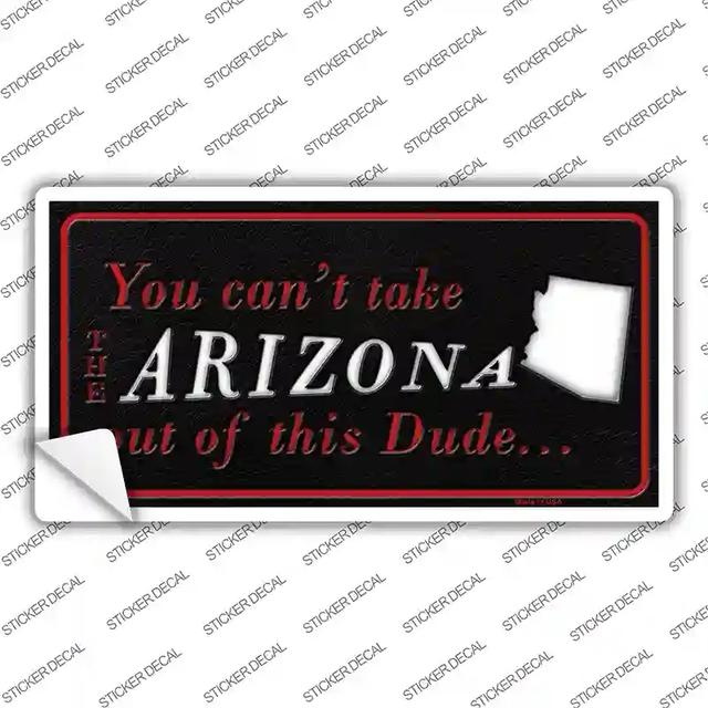 LP-11257s-S Arizona Dude Novelty Sticker Decal, Small