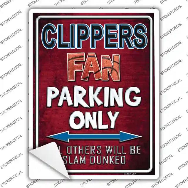 P-245s-S Clippers Novelty Rectangle Sticker Decal, Small