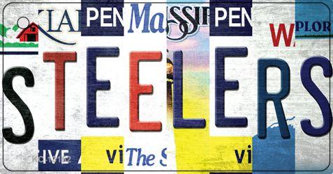 KC-13152 1.5 x 3 in. Steelers Strip Art Novelty Metal Key Chain