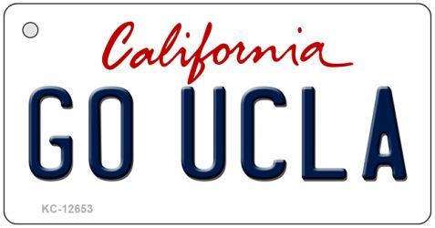 KC-12653 1.5 x 3 in. Go UCLA Novelty Metal Key Chain