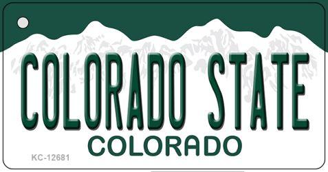 KC-12681 1.5 x 3 in. Colorado State Novelty Metal Key Chain