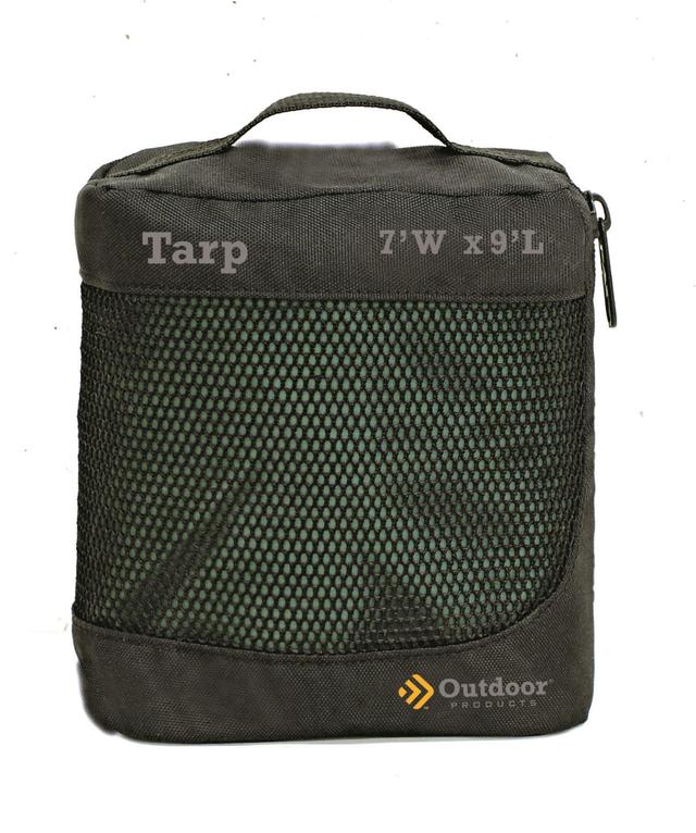 Outdoor Products OP-27156 Tarp, Forest Green - 7 x 9 ft.