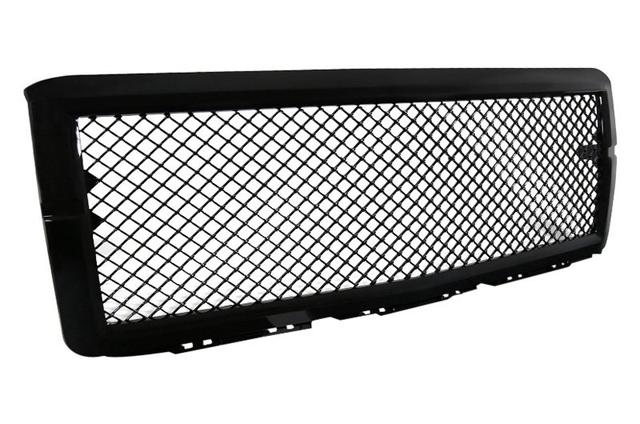Gloss Black Mesh Main Grille for 2015-2016 Chevy Silverado 1500
