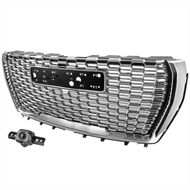HG-YUK21C-GL Chrome Denali Style Grille for 2021-2023 GMC Yukon-Yukon XL