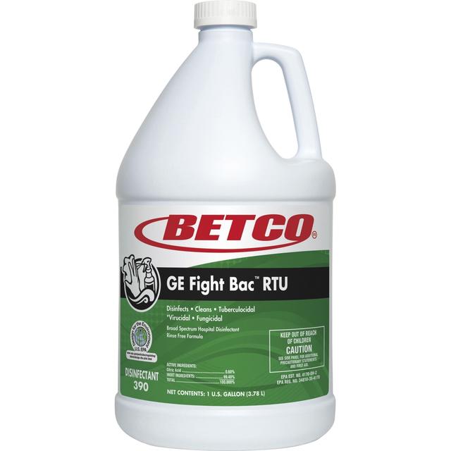 BET3900400 Green Earth Fight Bac RTU Disinfectant Cleaner