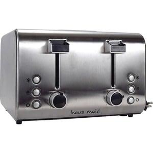 Stainless Steel Haus-Maid 4-Slice Toaster, Gray