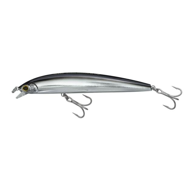 1133153 6 in. Hydro Minnow Floating Lure, Black Silver