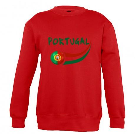 PTSWRD-10 Portugal Sweatshirt for Junior - Red, 10 Years