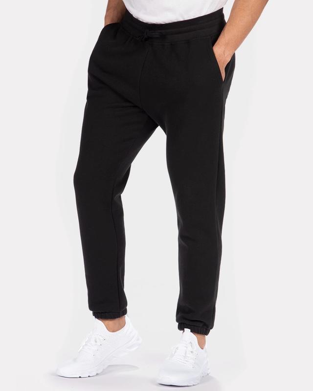 Next Level B03918654 Fleece Sweatpants for Unisex&#44; Midnight Navy - Medium