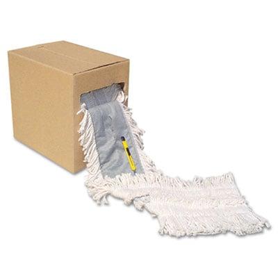 5 in. Flash Forty Disposable Dustmop - Natural&#44; Cotton