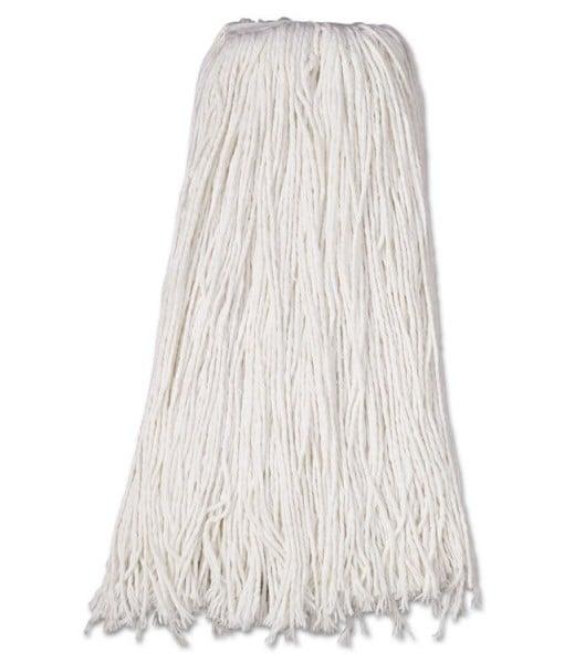 BW  32 oz Premium Saddleback MOP Head - White - Rayon Fiber - 12 per Case