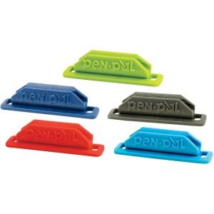 Penpal Rubber Pen & Pencil Holder - Assorted Color, 0.62 x 2.62 x 0.62 in.