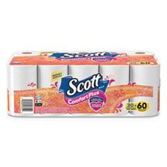 Kimberly Clark KCC47612 231 Sheets Double Roll Comfort Plus Toilet Bath Tissue Paper, White - 2 Per Case - 30 Roll Per Pack