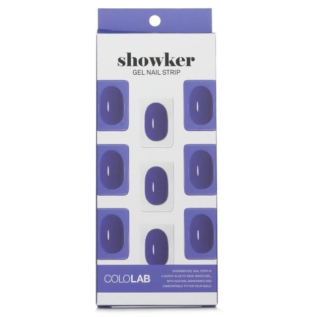307062 Showker Gel Nail Strip, No.CSF412 Denim Blue