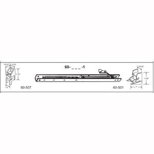 60-144-1 15 in. Balance Stamped No. 1440 with Ends 60-507 &amp; 60-501 Attached Window Channel  Pack of 6