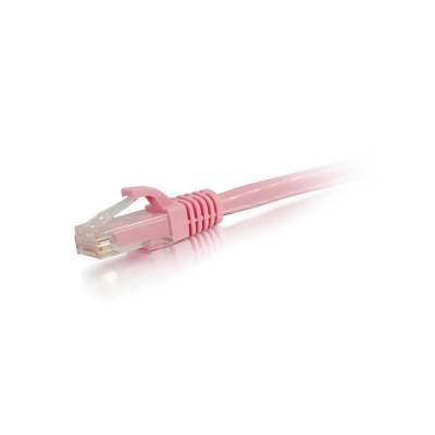 50867 15 ft. Cat6A Snagless Unshielded UTP Network Patch Ethernet Cable&#44; Pink