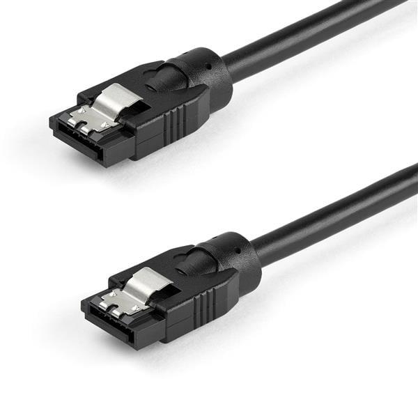 SATA Data Cable - Straight Latching Connectors - 6Gbps