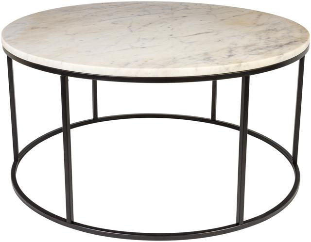 YAA-004 18 x 36 x 36 in. Aryaa YAA-004 Modern Coffee Table - White & Black