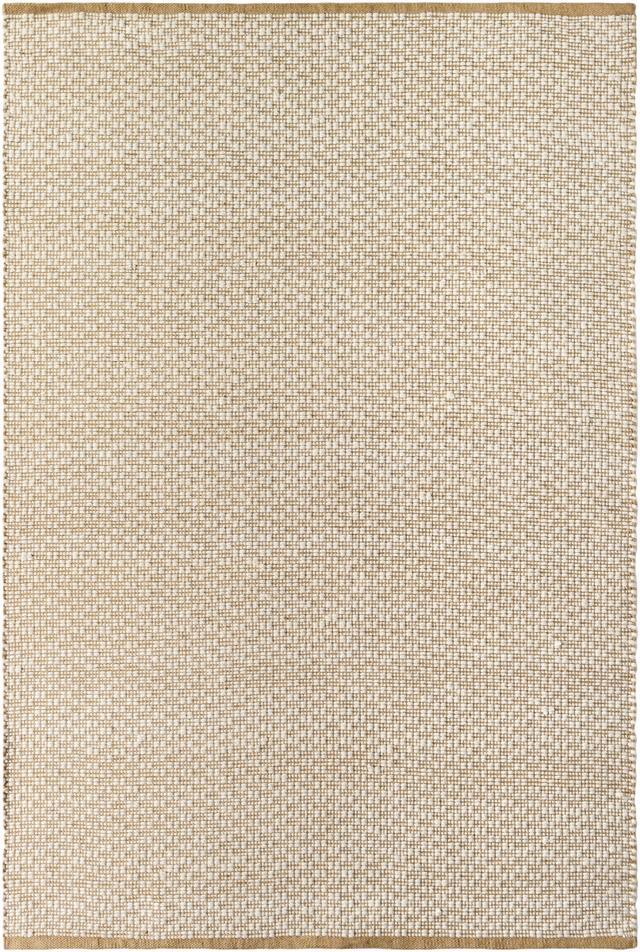 AHT2302-576 5 ft. x 7 ft. 6 in. Ahlat Hand Woven Rectangle Area Rug&#44; Mustard & Cream