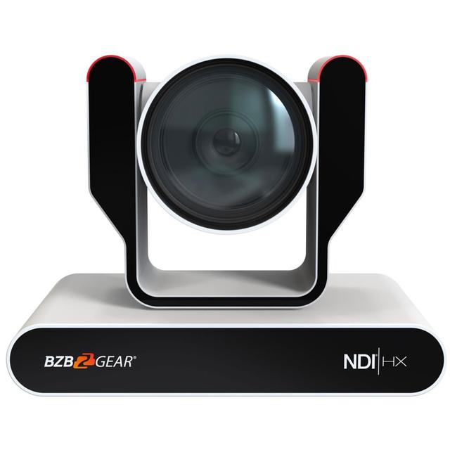 BG-ADAMO4KND25XW 4K UHD Auto Tracking 12G-SDI-USB 2.0-3.0 NDI HX Live Streaming PTZ Camera with Tally Lights, White