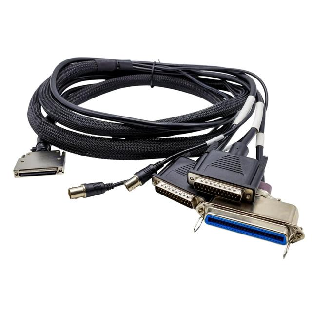SOHB-993070 6 ft. V68M to Dual DB26M C100 Dual BNC & XLRF Snake Cable for ASI AES3-GPIO Breakout