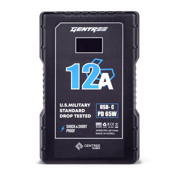 G-B100-98W-12AD 98W USB-C V-Mount Lithium-Ion Camera Battery with OLED Display & Life Cycle Counter