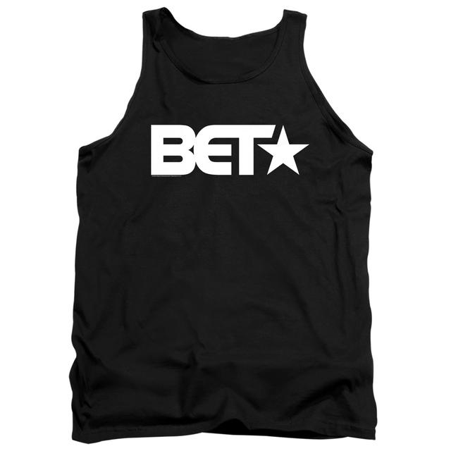 BET117-TK-3 Bet Logo Adult Tank Top, Black - Large