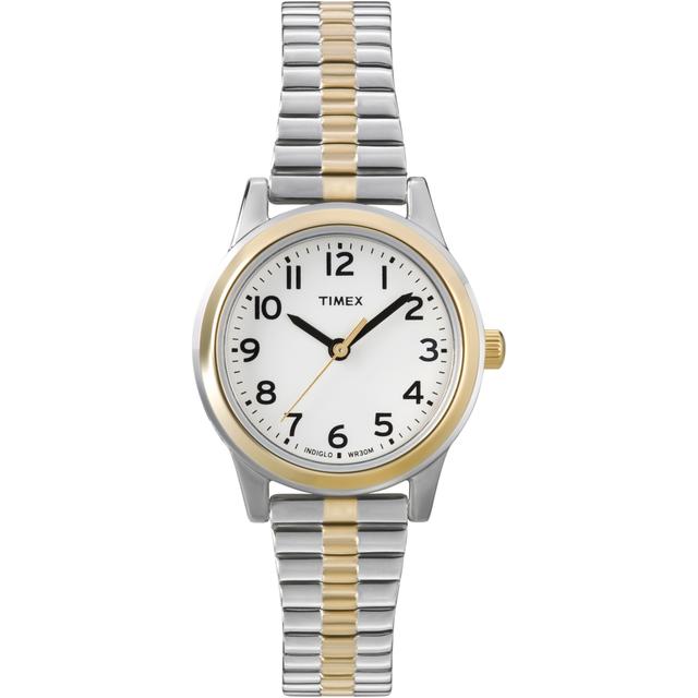 T2N0689J Womens Essex Avenue Two Tone Stainless Steel Expansion Band Watch