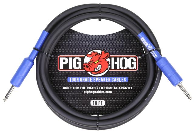 Pig Hog PHSC10S14 10 ft. Speakon to 0.25-Pighog Speaker Cable