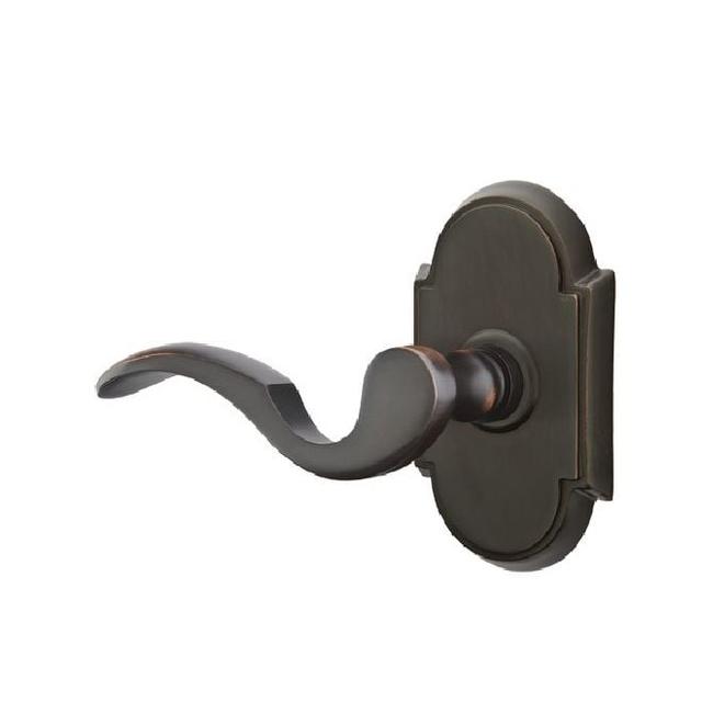 8108CUS10BLH Cortina Lever Left Hand Passage with No. 8 Style Rose, Oil Rubbed Bronze
