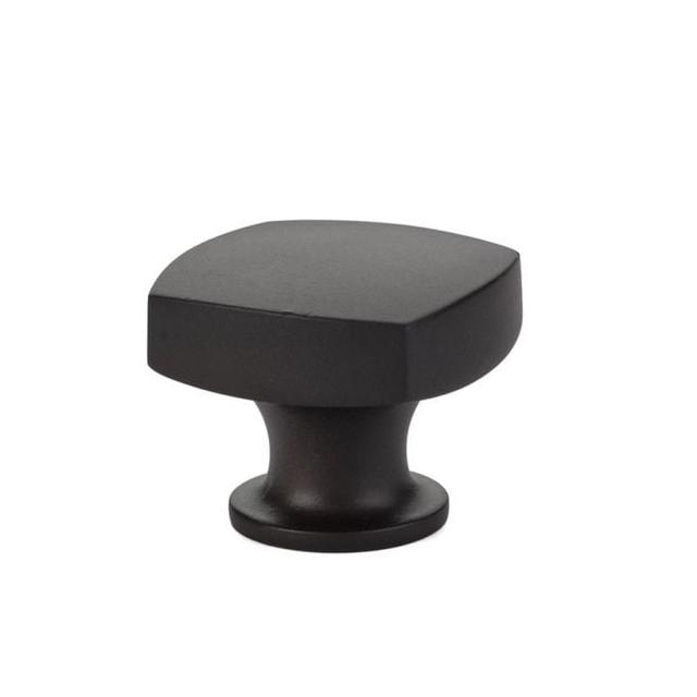 1.5 in. Freestone Cabinet Knob&#44; Flat Black