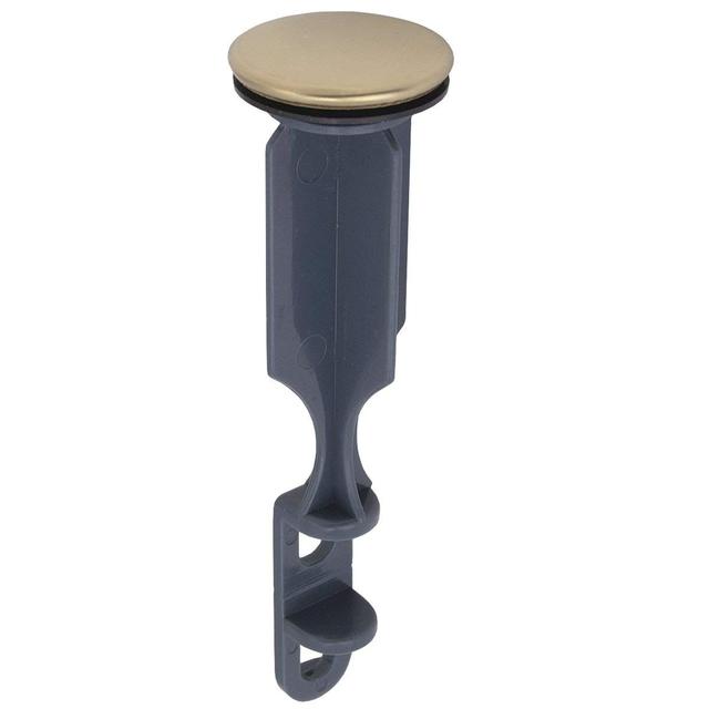 5.06 x 1.38 in. OD Master Plumber Bathroom Pop Up Drain Stopper, Polished Brass