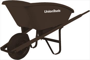 True Temper 5 cu ft. Wheel Barrow Has Corrosion Proof Poly Tray