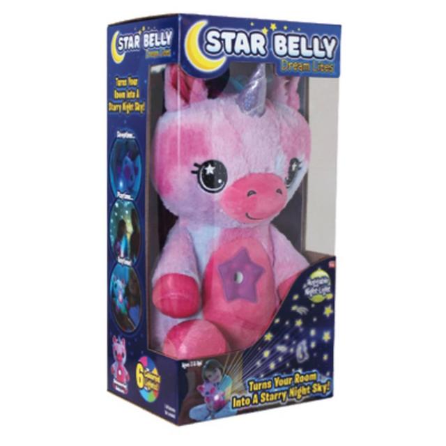As Seen on TV Star Belly Unicorn Dream Lite, Pink