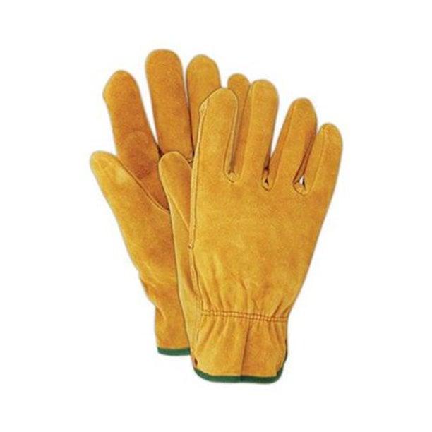 103917 Mens Suede Cowhide with Mesh Back Leather Work Glove, Large