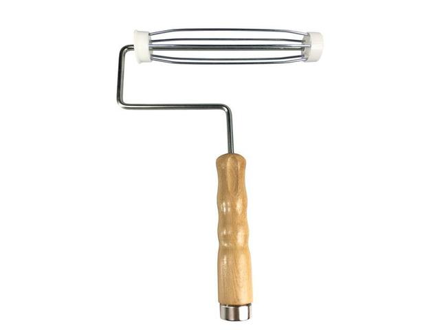 True Value 133646 9 in. SL 5-Wire Paint Roller Frame with Wood Handle
