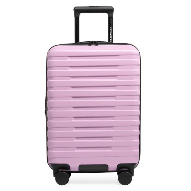 US09181L22 22 in. Carry-on Boren Hardside Rugged Spinner Luggage with USB Port, Lavender