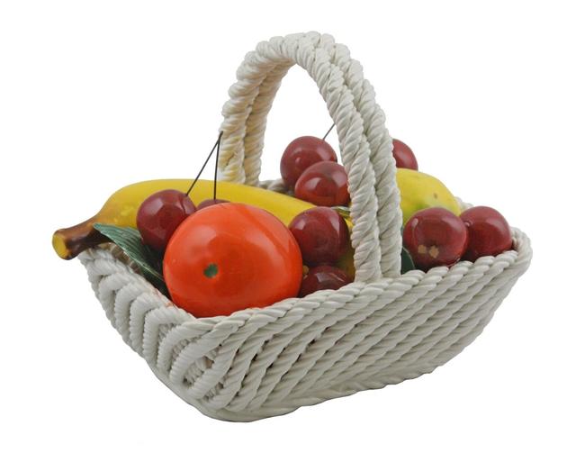 6.5 x 5 in. Rectangle Fruit Basket Center Piece