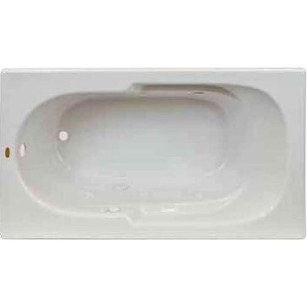 J2D6036BUXXXXW 19.25 x 36 x 60 in. Signature Rectangle Drop-in Soaking Bathtub, White