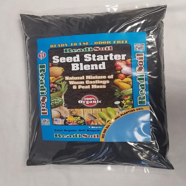 8 qt. 100 Percentage Organic Worm Castings Seed Starter