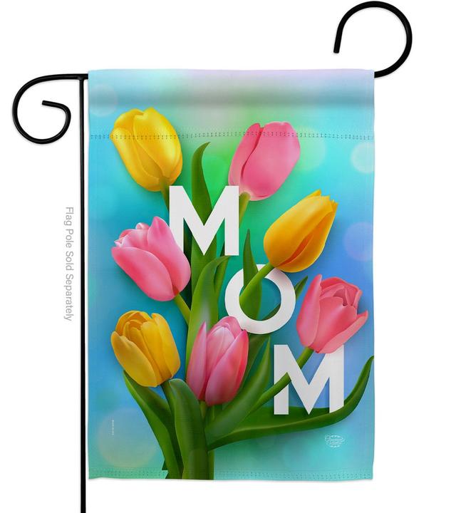 G192367-BO Happy Moms Day Family Mother 13 x 18.5 in. Double-Sided Decorative Vertical Garden Flags for House Decoration Banner Yard Gift