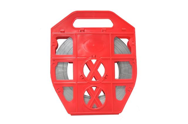5-8 Inch 304SS Band - Red Plastic Dispenser