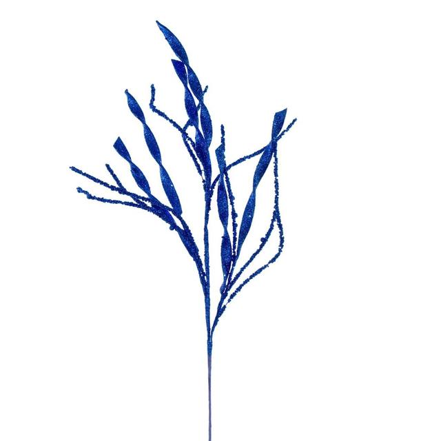 QG223302 34 in. Blue Wavy & Spiral Glitter Spray&#44; 6 Piece - Pack of 36