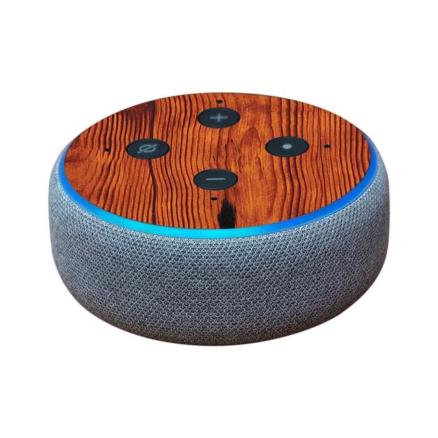 AMEDOT3-Knotty Wood Skin for 3rd Gen Amazon Echo Dot, Knotty Wood