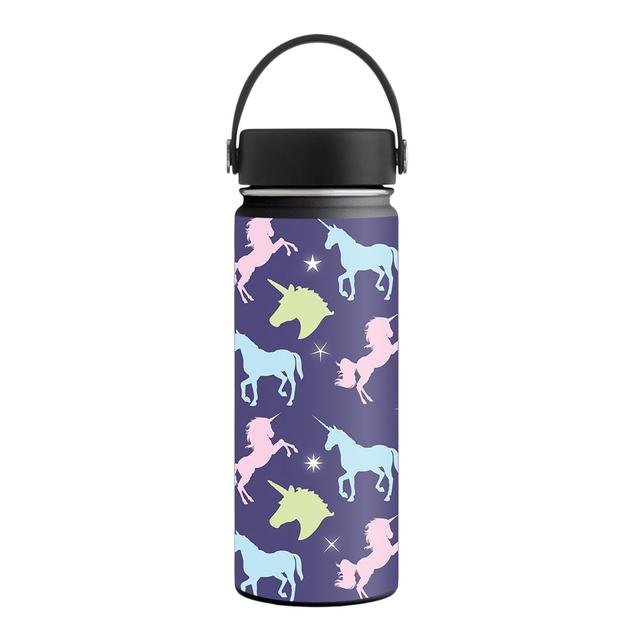 HFWI18-Unicorn Dream Skin for 18 oz Wide Mouth Hydro Flask, Unicorn Dream
