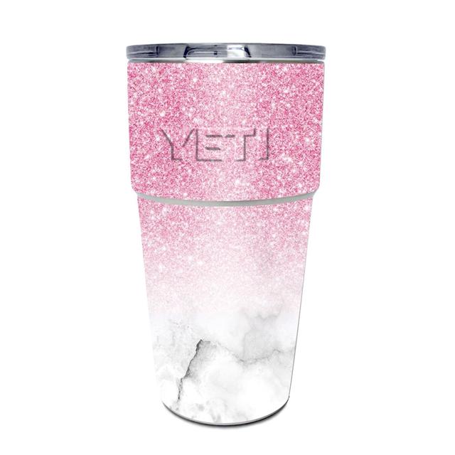 YEPINT16SI-Marble Glitz Skin for Yeti Rambler 16 oz Stackable Cup - Marble Glitz