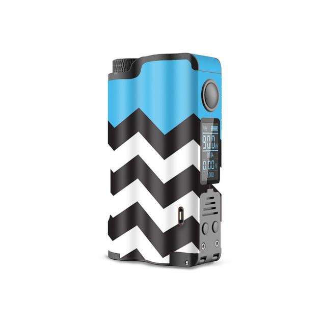 DOTOSQ-Baby Blue Chevron Skin for Dovpo Topside Squonk - Baby Blue Chevron