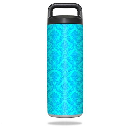 YERABOT18-Blue Vintage Skin for Yeti Rambler 18 oz Bottle Wrap Cover Sticker - Blue Vintage